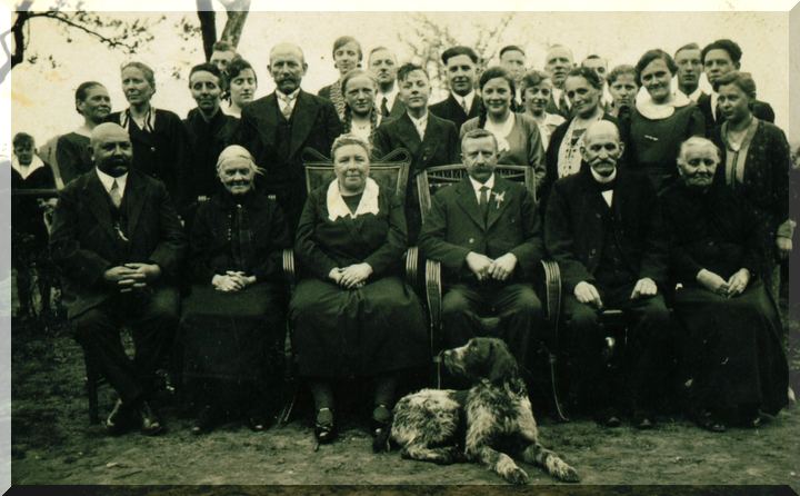 Familie Theodor Passlick 1934 in Ochtrup